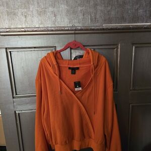 Ashley Stewart Orange Hoodie